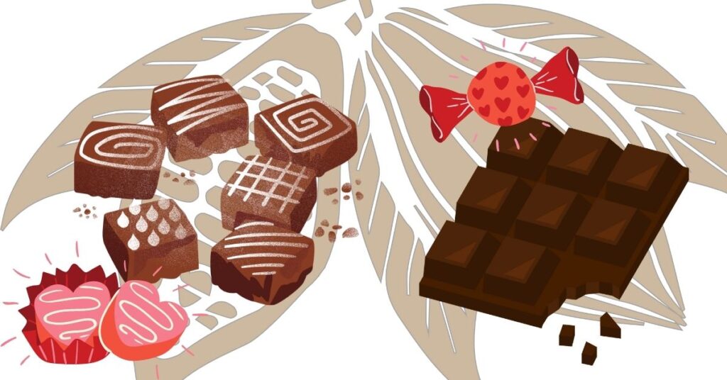 Turrones y bombones caseros