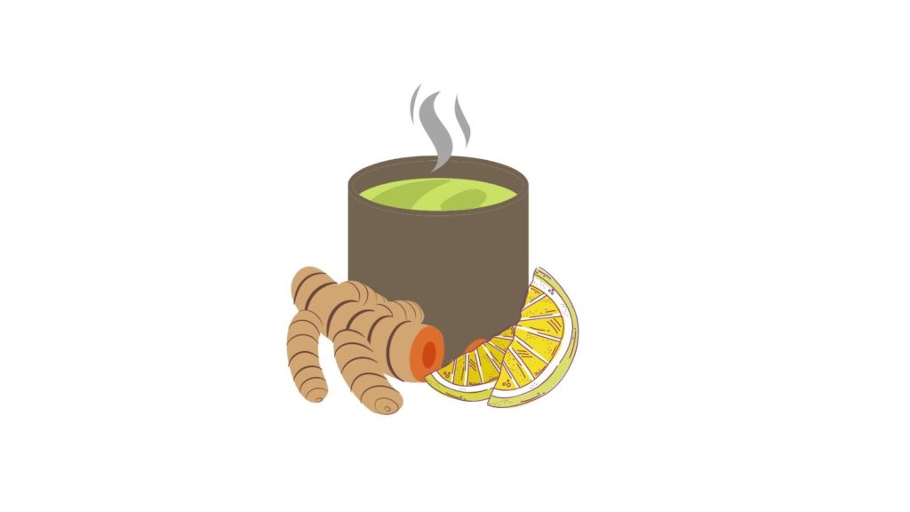 Infusión de jengibre y limón
