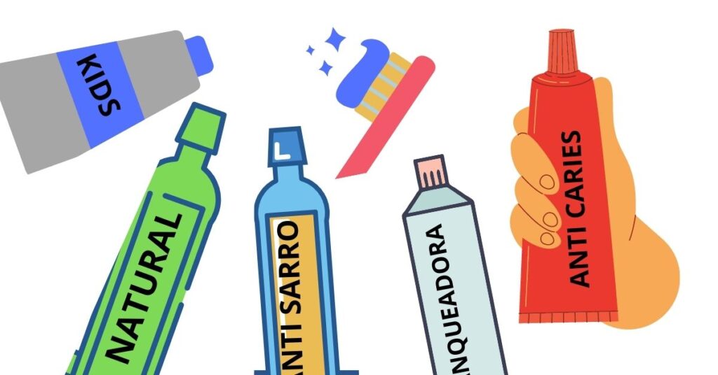 Tipos de pasta de dientes