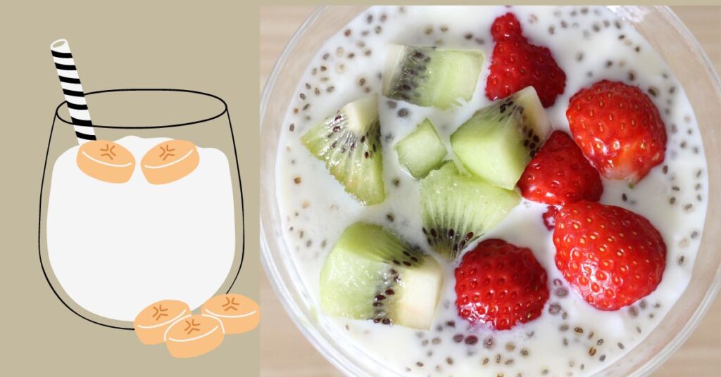 Batidos de yogur saciantes