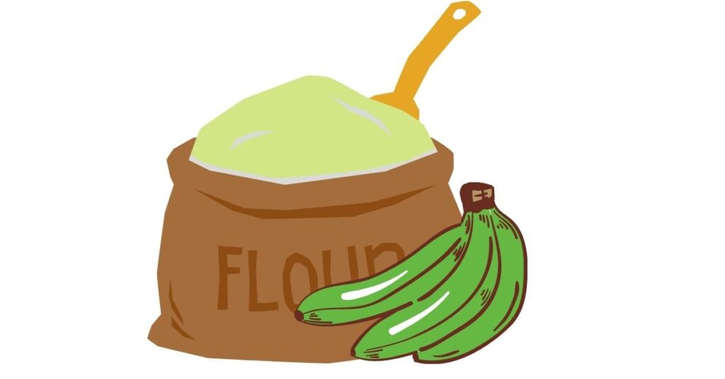 Harina de platano verde