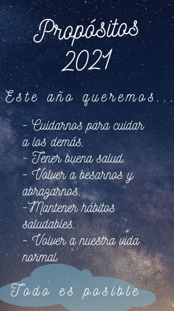 Propósitos de año nuevo