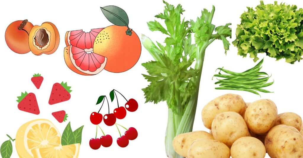 Frutas y verduras en mayo